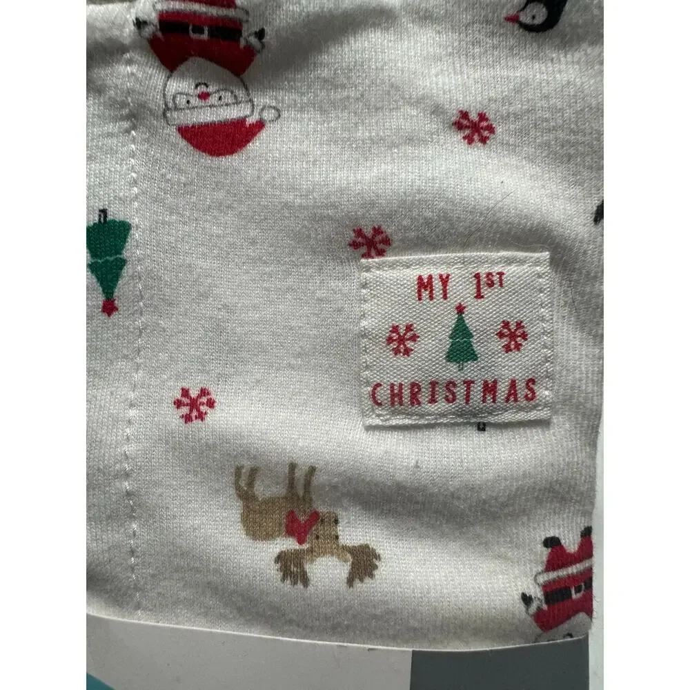 Carter's Child of Mine Sleep & Play Christmas Footie Pajamas 6-9 Months